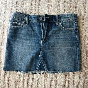 Paige denim mini skirt- worn twice! Size 24